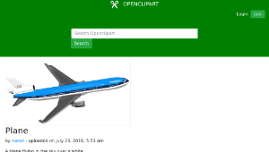openclipart圖庫：Plane