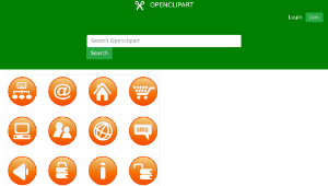 openclipart圖庫：icons orange web candy-資源代表圖