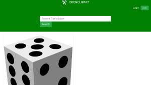 openclipart圖庫：dice縮圖
