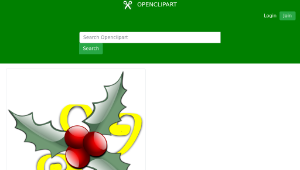 openclipart圖庫：CHRISTMAS 006-資源代表圖