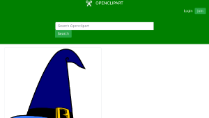 openclipart圖庫：Wizard's Hat-資源代表圖