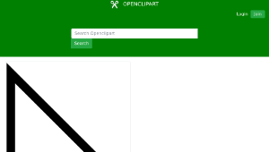 openclipart圖庫：White Mouse Cursor Arrow縮圖