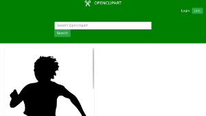 openclipart圖庫：running縮圖