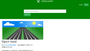 openclipart圖庫：Open road