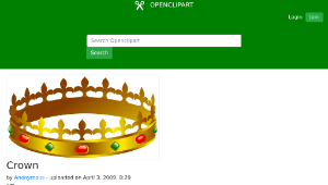 openclipart圖庫：Crown