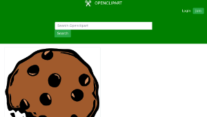 openclipart圖庫：Cookie-資源代表圖