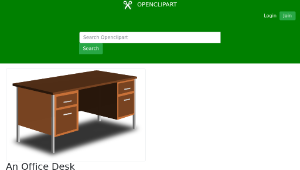 openclipart圖庫：An Office Desk