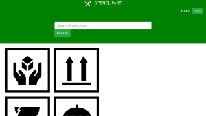 openclipart圖庫：package handling symbol-資源代表圖