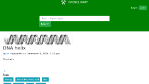 openclipart圖庫：DNA helix
