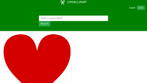 openclipart圖庫：card-coeur