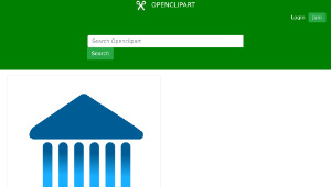openclipart圖庫：institution icon