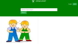 openclipart圖庫：sweet kids