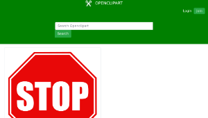 openclipart圖庫：Stop Sign