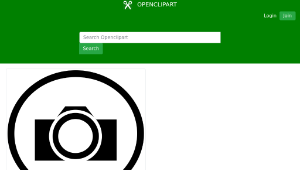 openclipart圖庫：Camera icon