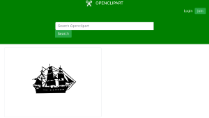 openclipart圖庫：Tall Ship縮圖