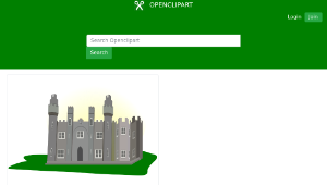 openclipart圖庫：castle縮圖