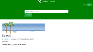 openclipart圖庫：beach縮圖