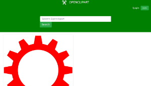 openclipart圖庫：Cogwheel symbol by Rones縮圖