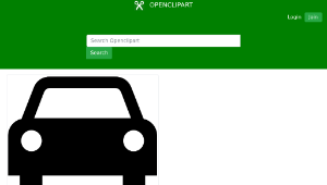 openclipart圖庫：Car icon