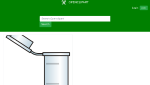 openclipart圖庫：Eppendorf (opened)-資源代表圖