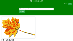 openclipart圖庫：Fall Leaves-資源代表圖