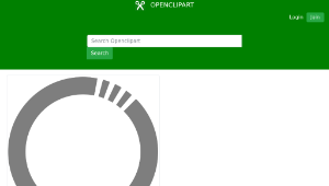 openclipart圖庫：Futurist circle縮圖