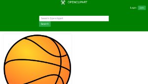 openclipart圖庫：Basketball-資源代表圖