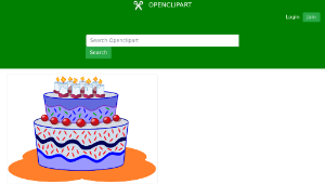 openclipart圖庫：Cake-資源代表圖