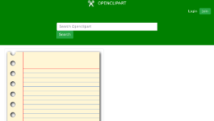 openclipart圖庫：notepad-page-資源代表圖
