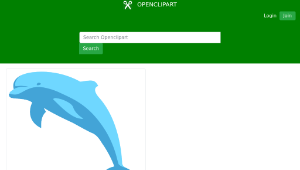 openclipart圖庫：delphin-delfin-dolphin-資源代表圖