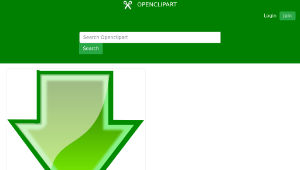openclipart圖庫：Download Arrow-資源代表圖