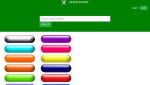 openclipart圖庫：Glossy Pill Buttons縮圖