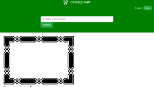 openclipart圖庫：Geometric Frame or Border縮圖