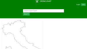 openclipart圖庫：Italia - Italy縮圖