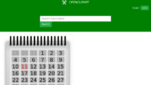 openclipart圖庫：Calendar-資源代表圖