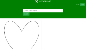 openclipart圖庫：Simple heart-資源代表圖
