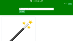 openclipart圖庫：Magic Wand