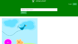 openclipart圖庫：Cartoon spring