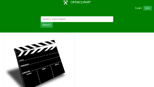 openclipart圖庫：Scene Slate