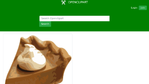 openclipart圖庫：Pumpkin Pie Slice縮圖
