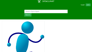 openclipart圖庫：Stickman 08