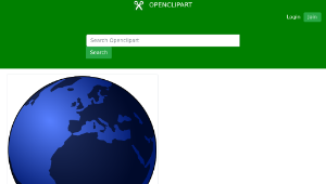 openclipart圖庫：Globe-資源代表圖
