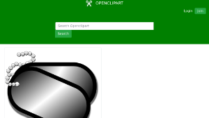 openclipart圖庫：Dog Tags