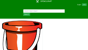 openclipart圖庫：Summer Pail