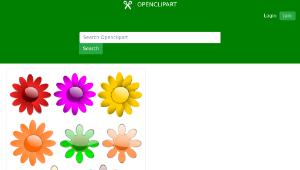 openclipart圖庫：Vector Flowers縮圖