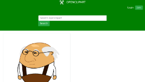 openclipart圖庫：Old Man 2縮圖