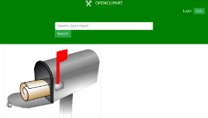 openclipart圖庫：Mailbox