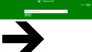 openclipart圖庫：aiga right arrow縮圖