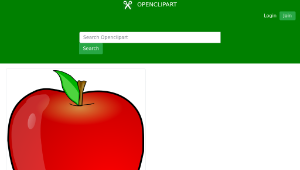 openclipart圖庫：Another apple-資源代表圖