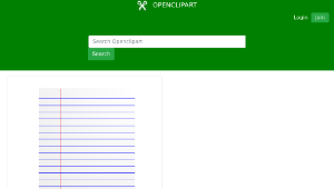 openclipart圖庫：Lined paper icon-資源代表圖